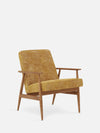 Fox Lounge Chair - in Marble Mustard Fabric