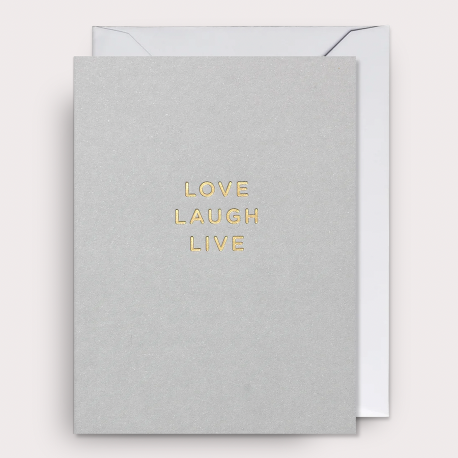 Love Laugh Live Mini Card - 4144