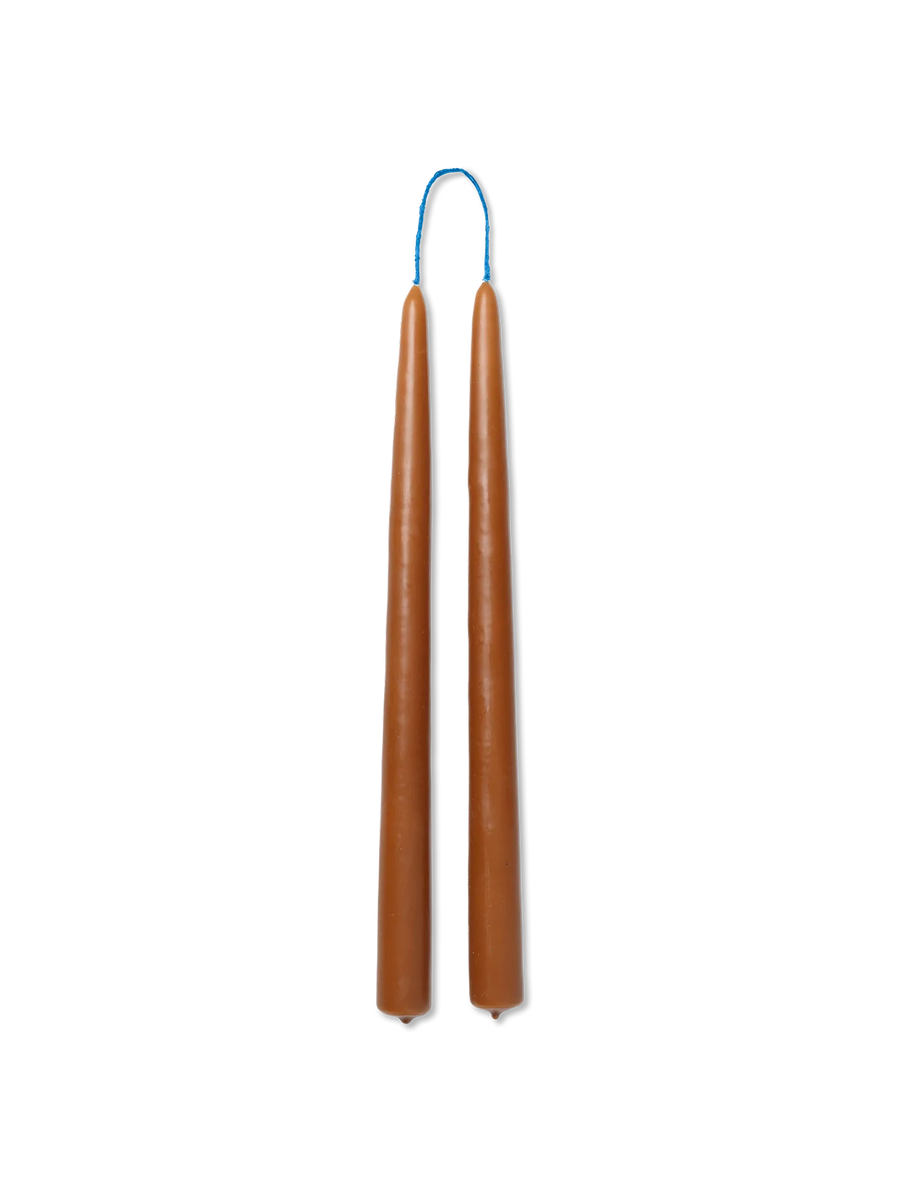 Dipped Candles - Set of 2 Amber