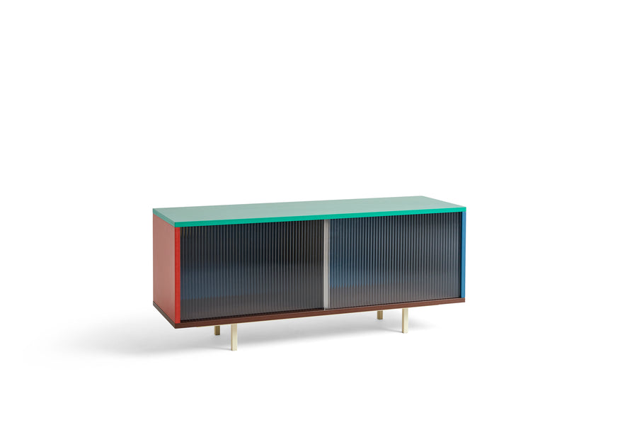 Colour Cabinet Medium Floor with glass doors