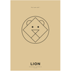 Lion Poster A3