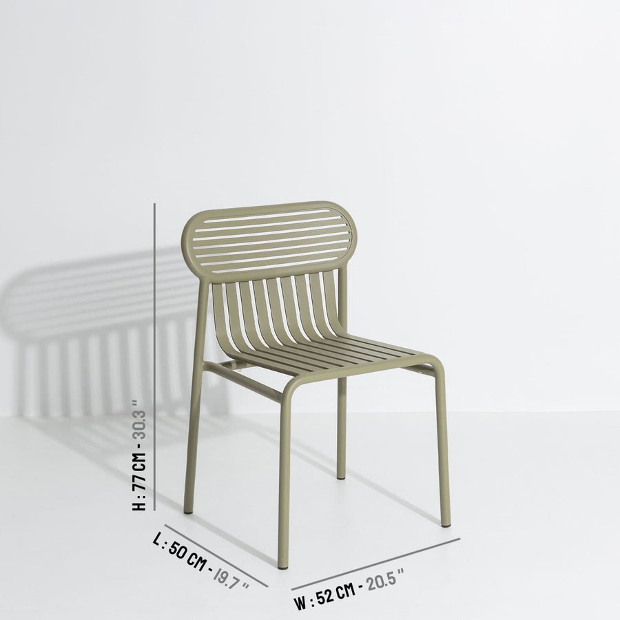 WEEK-END Garden Chair Without Armrest