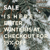 Winter Sale 15% Off