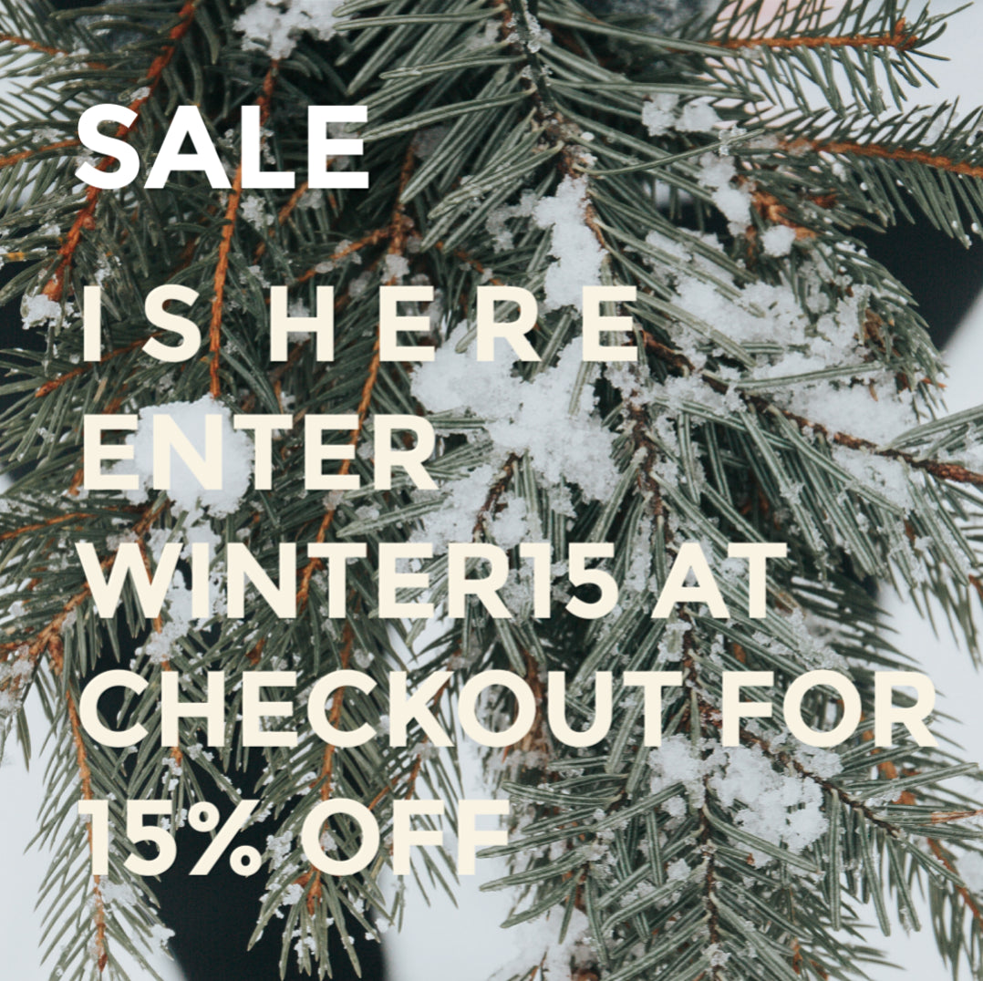 Winter Sale 15% Off