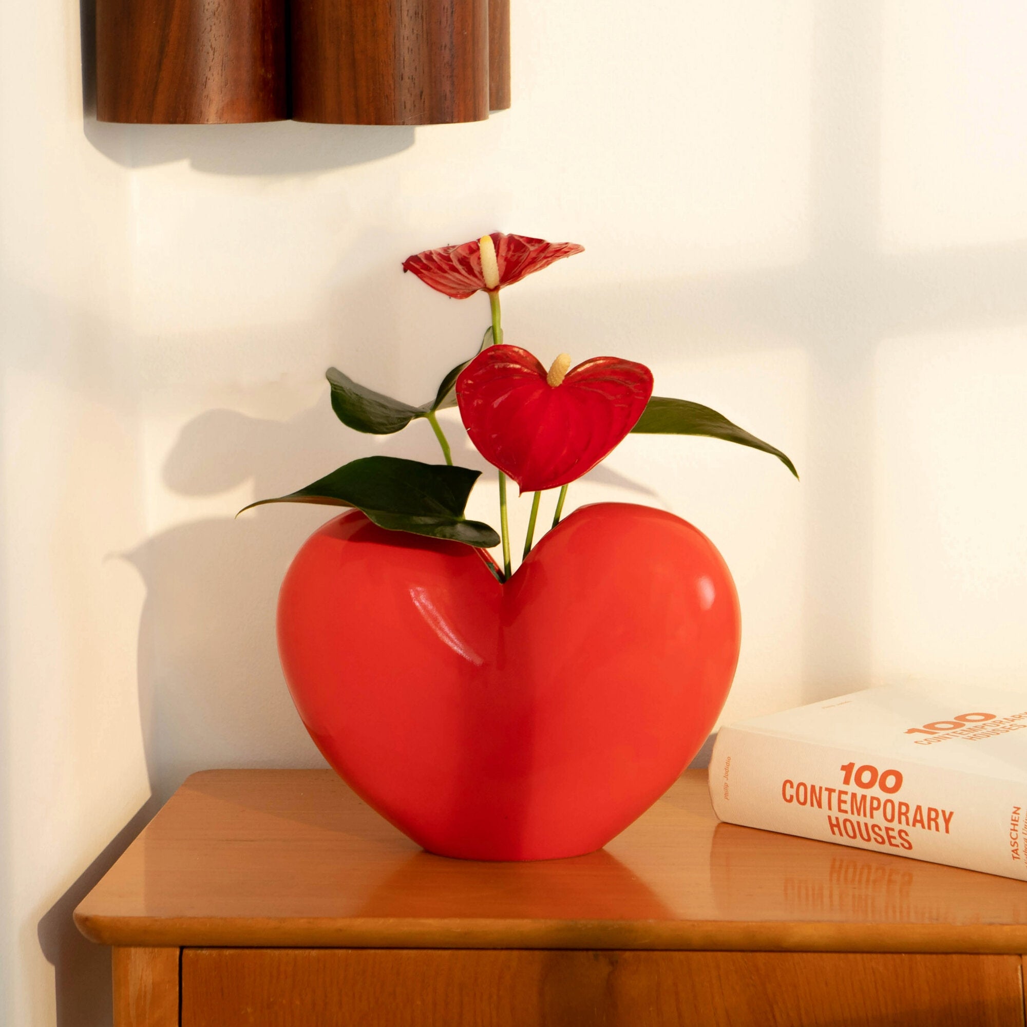Love Vase Red