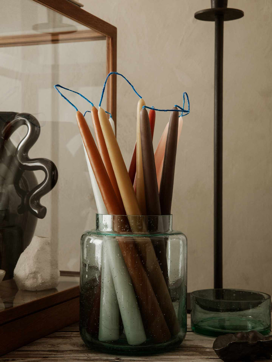 Candles - Set of 2 Straw