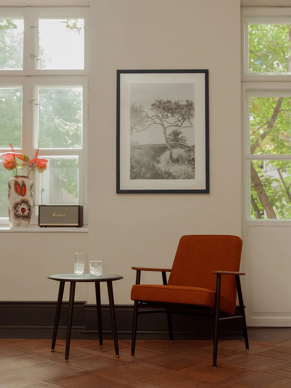 Fox Metal Lounge Chair - in Boucle Sierra Fabric