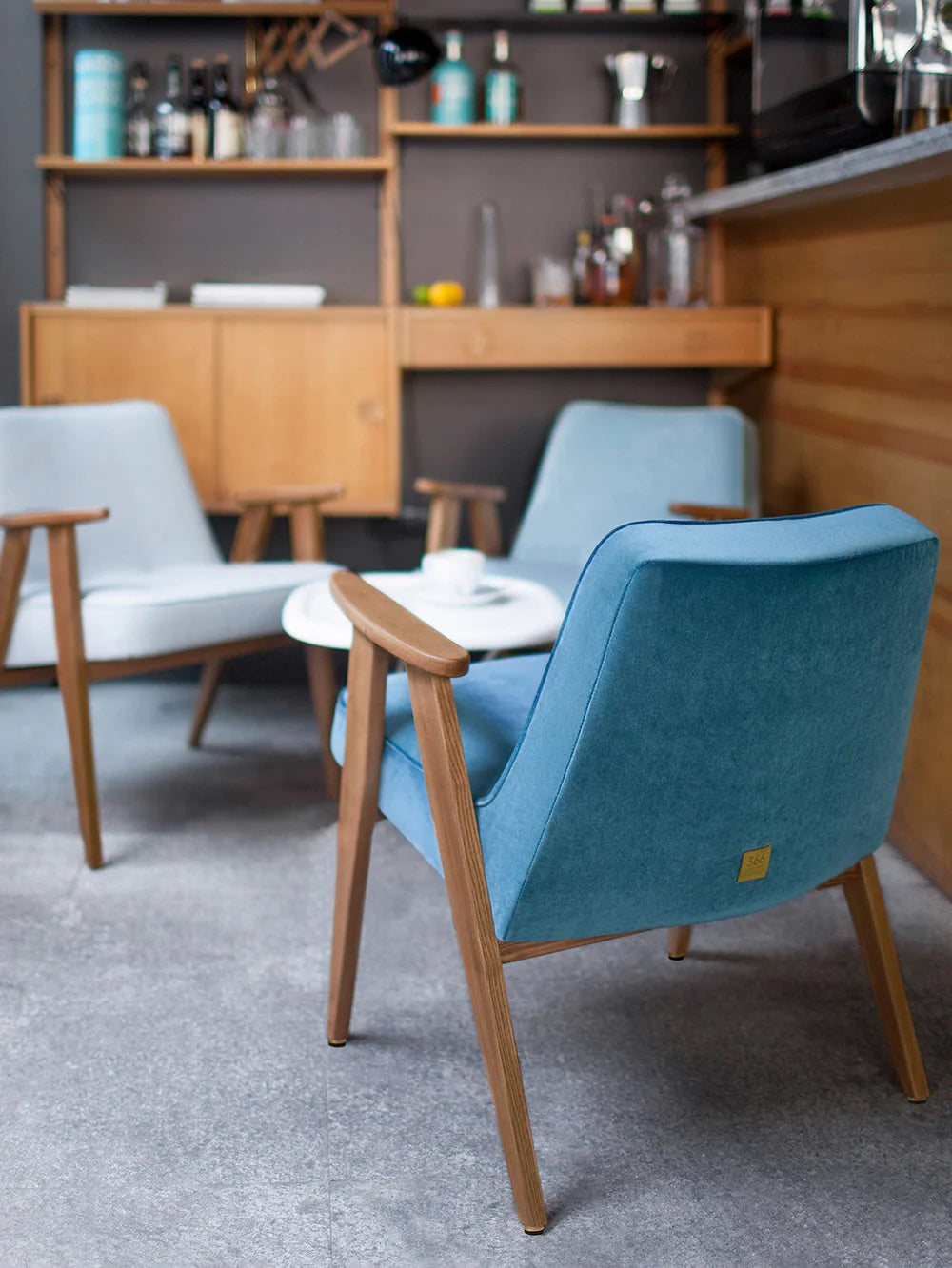 366 Armchair - in Boucle Sierra Fabric