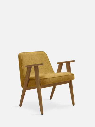 366 Armchair - in Boucle Mustard Fabric