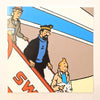 Tintin Greeting Card - Disembarking