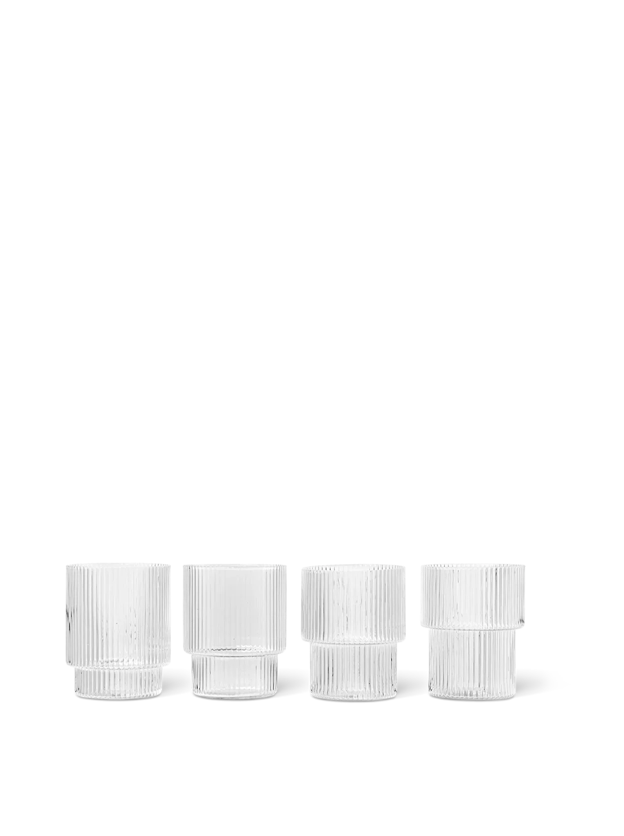 Glasses - Set of 4 - Clear