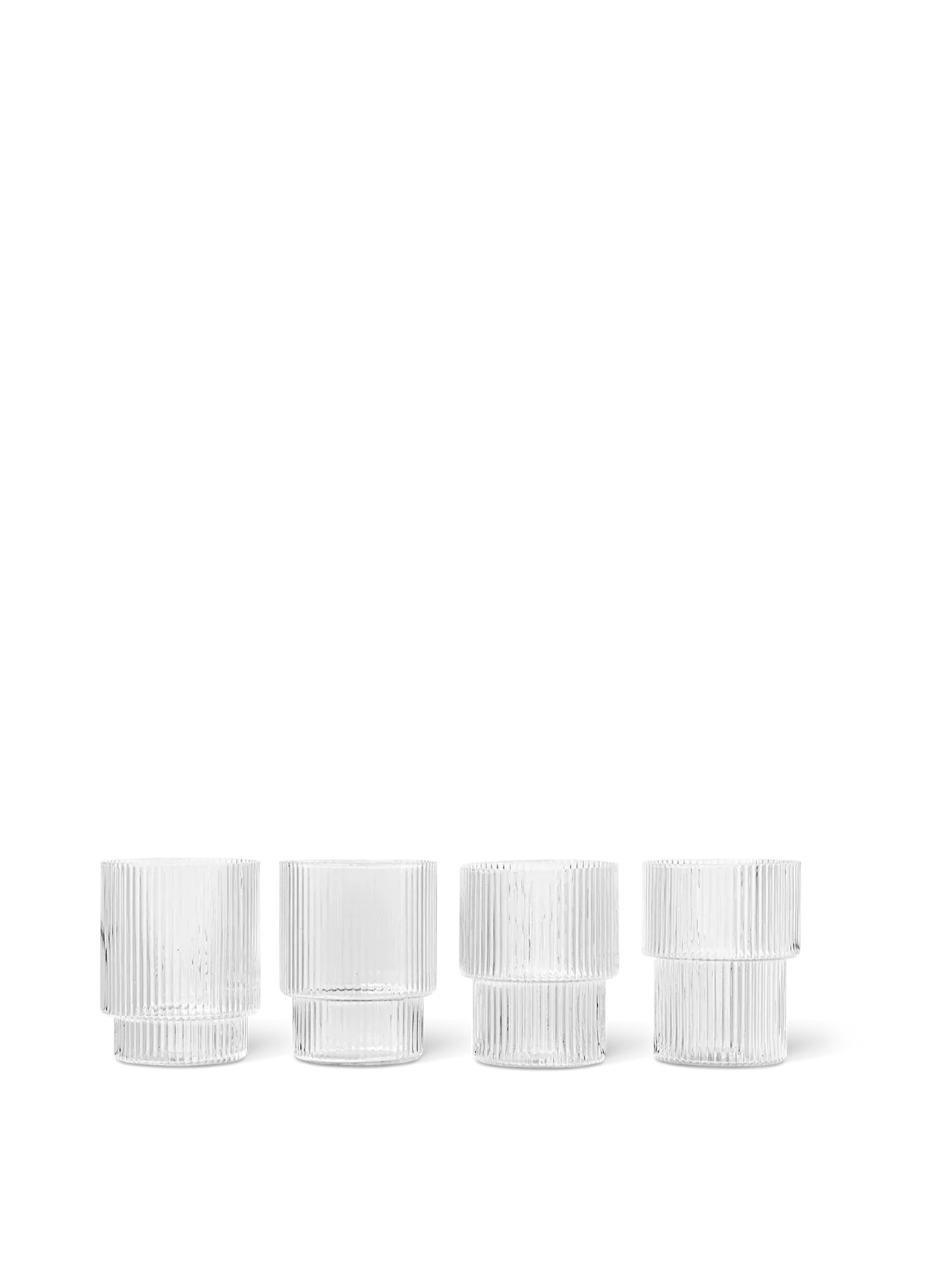 Glasses - Set of 4 - Clear