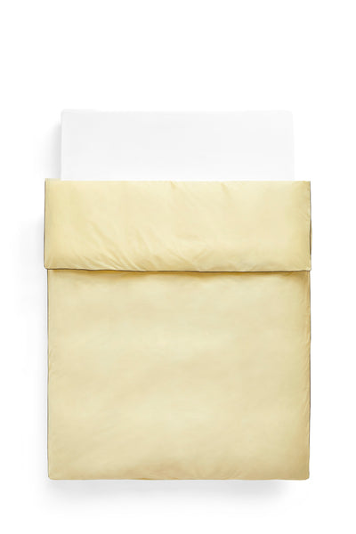 HAY Outline Duvet Cover-W220 x L220-Soft yellow