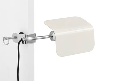 Apex Clip Lamp Oyster White