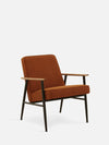 Fox Metal Lounge Chair - in Boucle Fabric