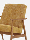 Fox Lounge Chair - in Marble Mustard Fabric
