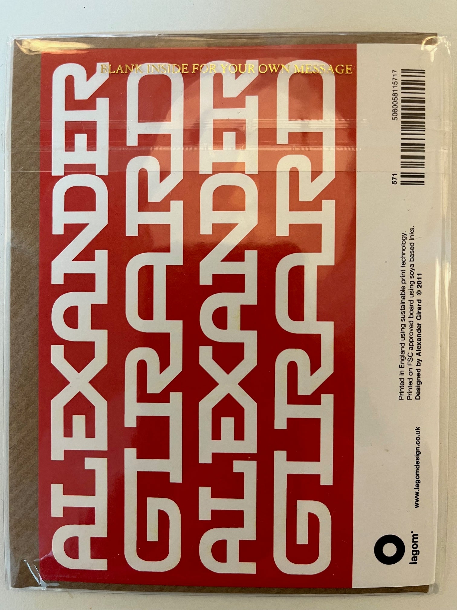 Love Mini Card - 571