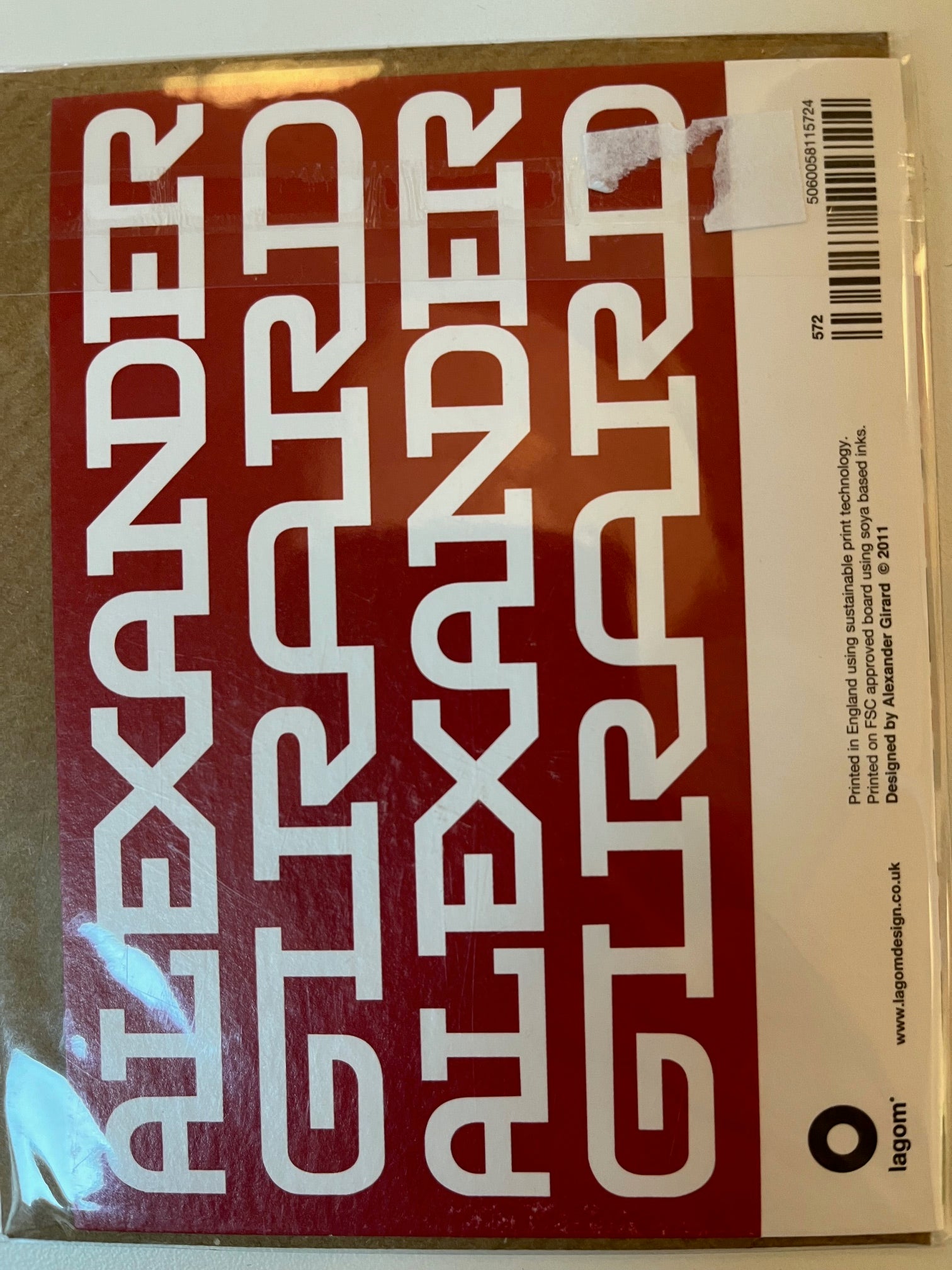 Hand Girard Mini Card - 570