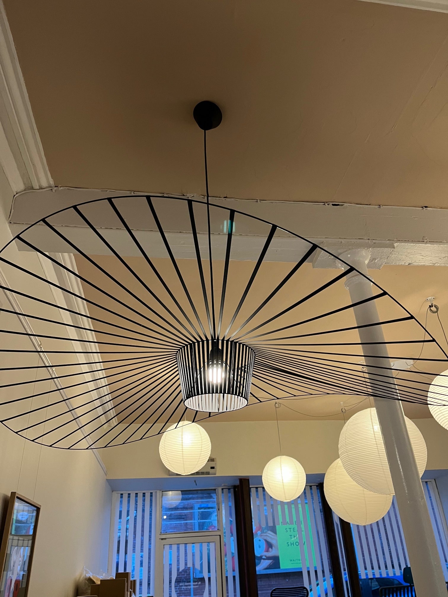 SALE Vertigo Pendant Lamp Medium Black Ex Display RRP £840