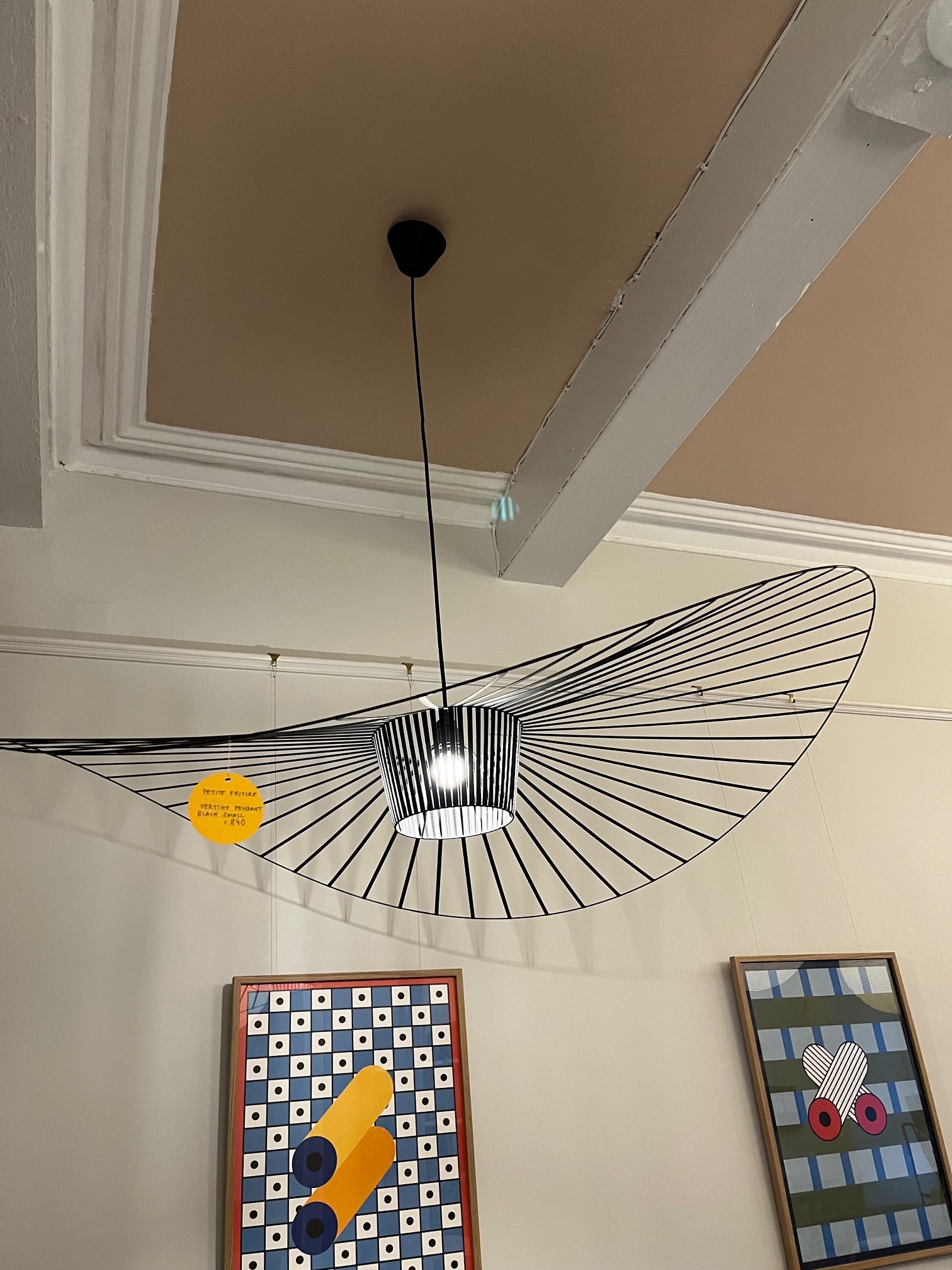 SALE Vertigo Pendant Lamp Medium Black Ex Display RRP £840