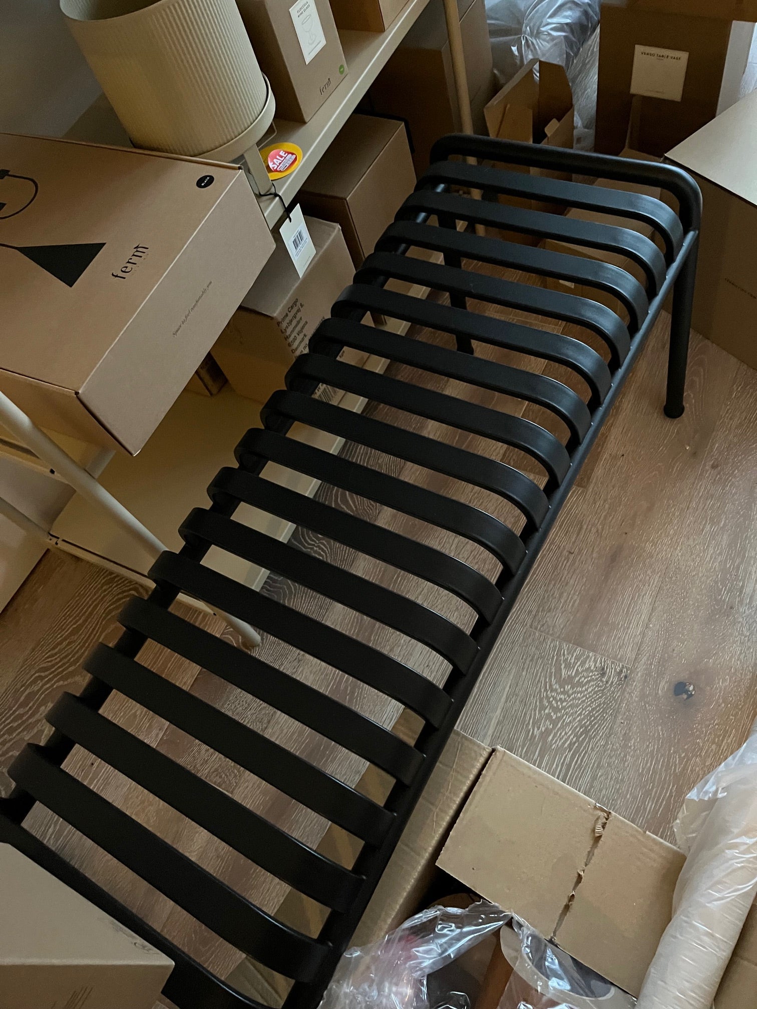 HAY Palissade Bench Anthracite SALE