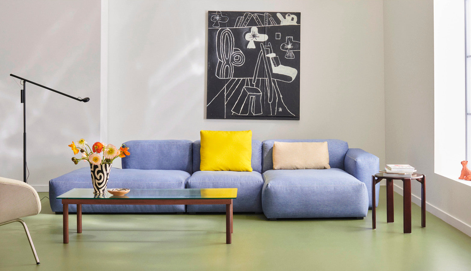 Mags Soft 3 Seater Combination 3 Low armrest LEFT