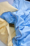 HAY Outline Duvet Cover-W220 x L220-Soft yellow