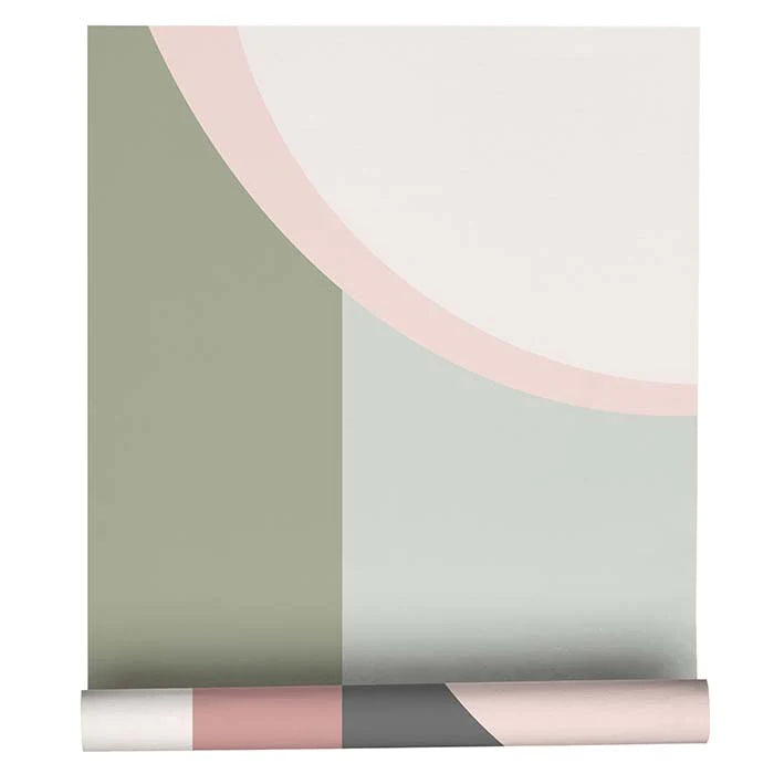 No Rules Stained Glass Wallpaper in Dawn