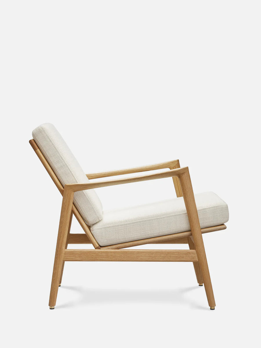 Stefan Lounge Chair - in Coco Creme Fabric