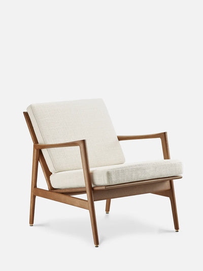 Stefan Lounge Chair - in Coco Creme Fabric