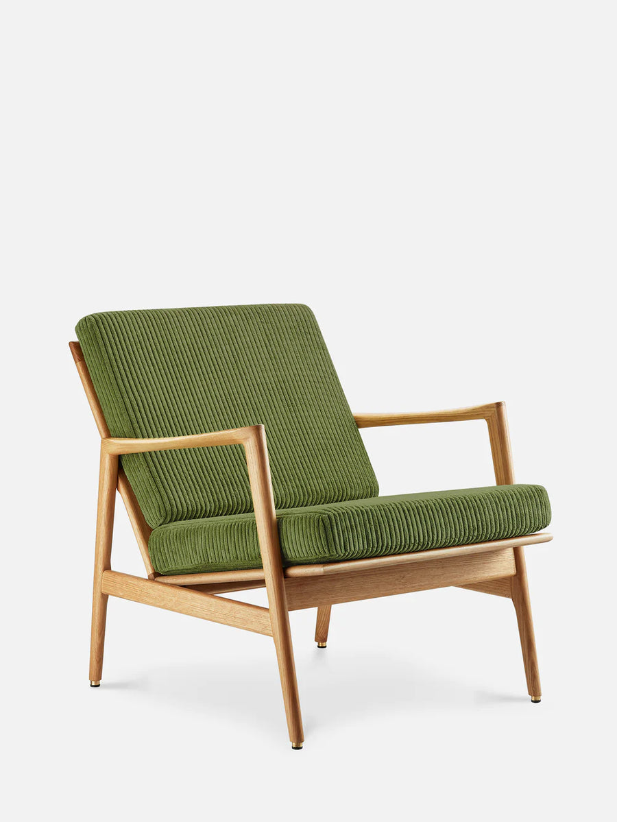 Stefan Lounge Chair - in Cord Grass Fabric