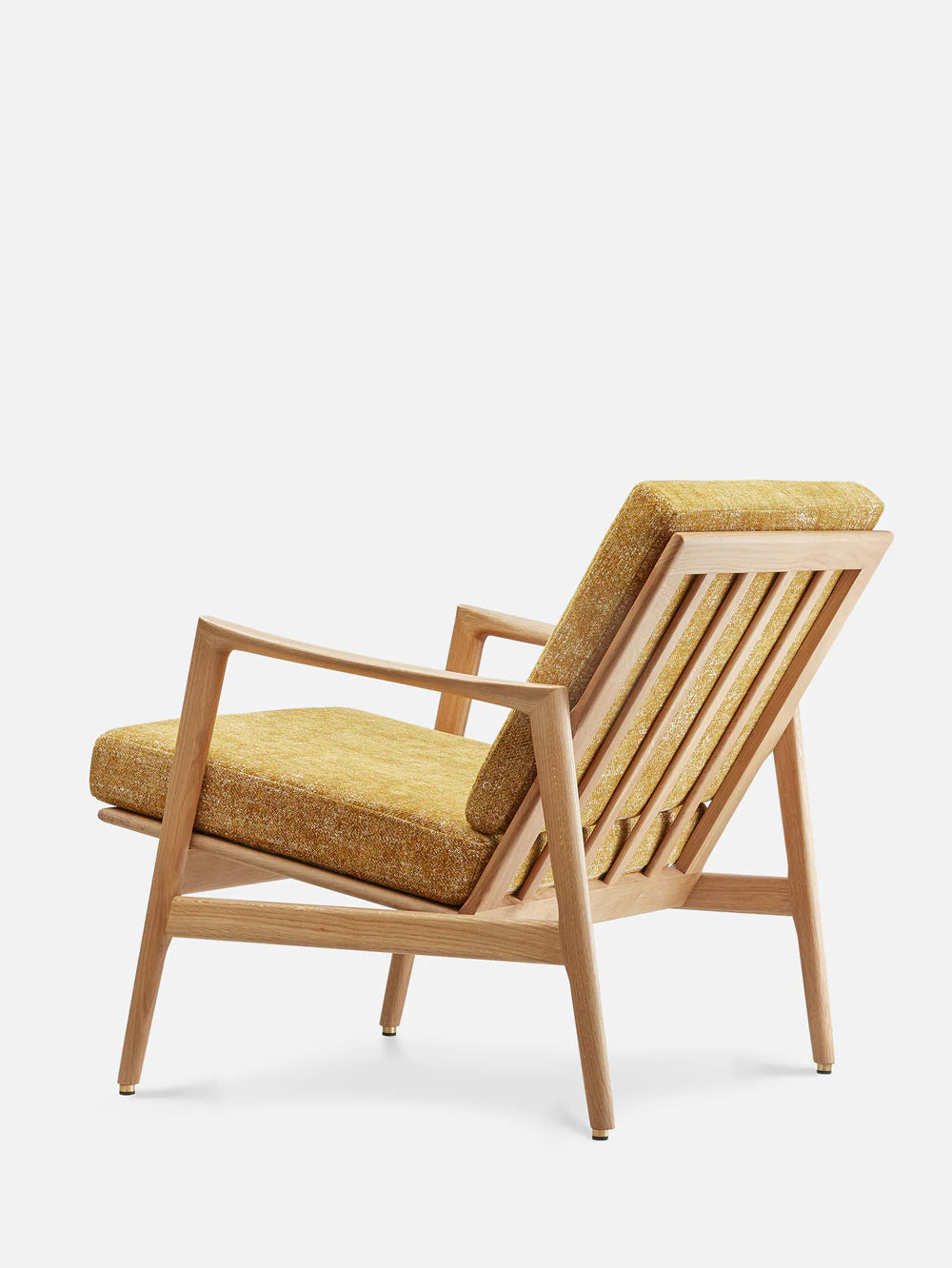Stefan Lounge Chair - in Marble Mustard Fabric