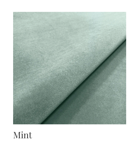 Fox Lounge Chair - in Velvet Mint Fabric