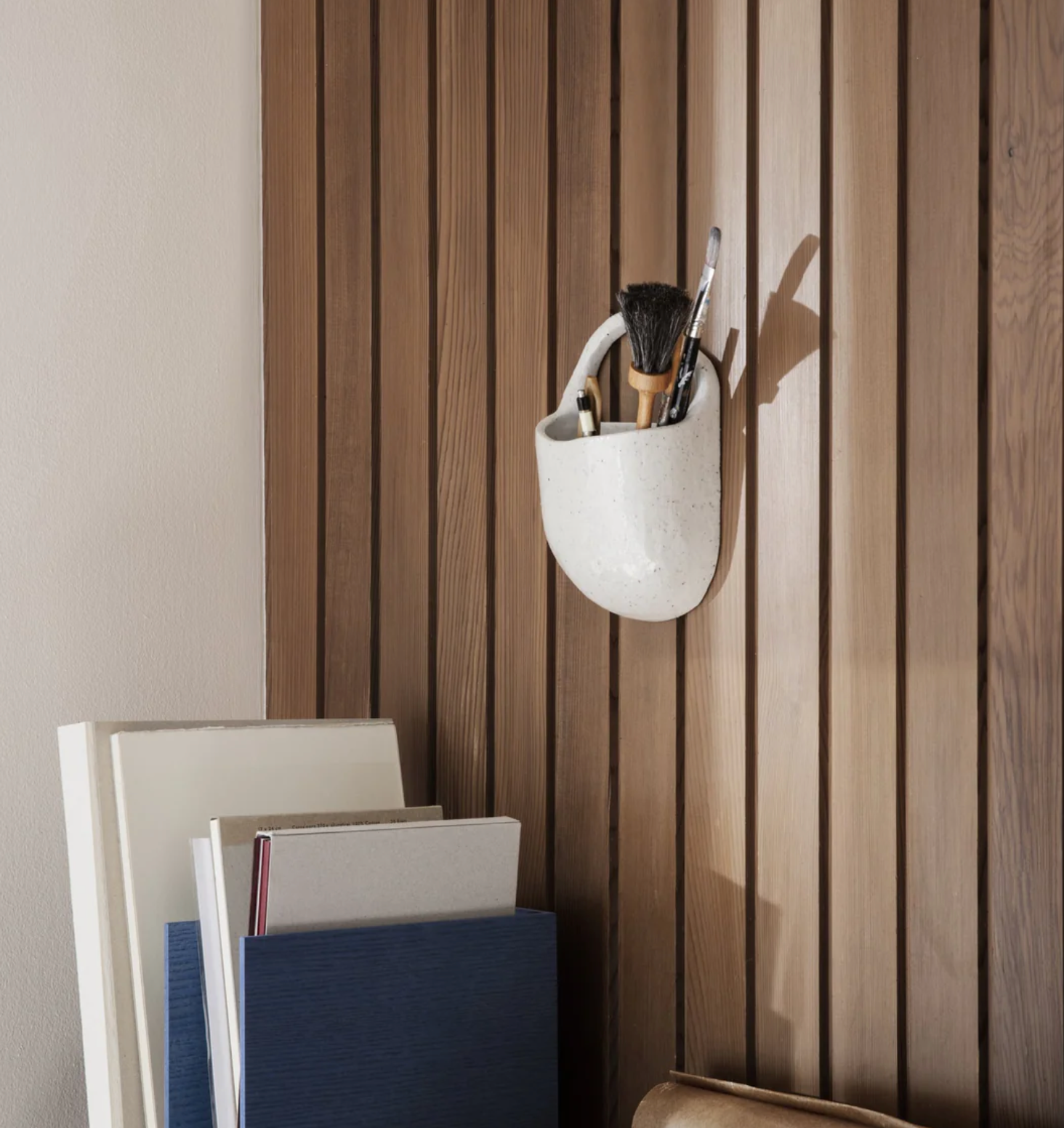 小物入れ ferm LIVING Speckle Wall Pocket Speckle Wall Pocket - TOJO