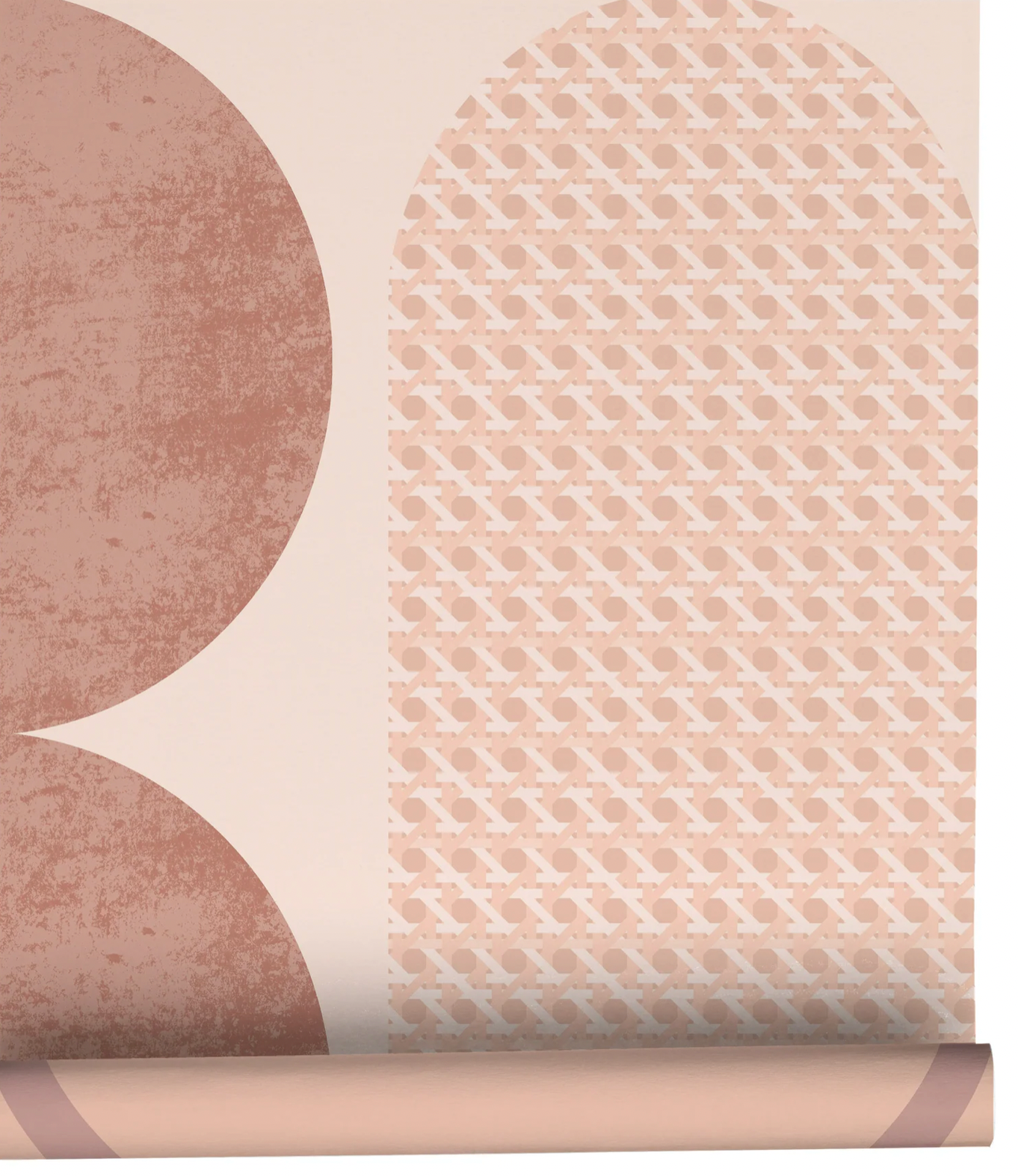 No Rules Cannage Wallpaper in Dawn