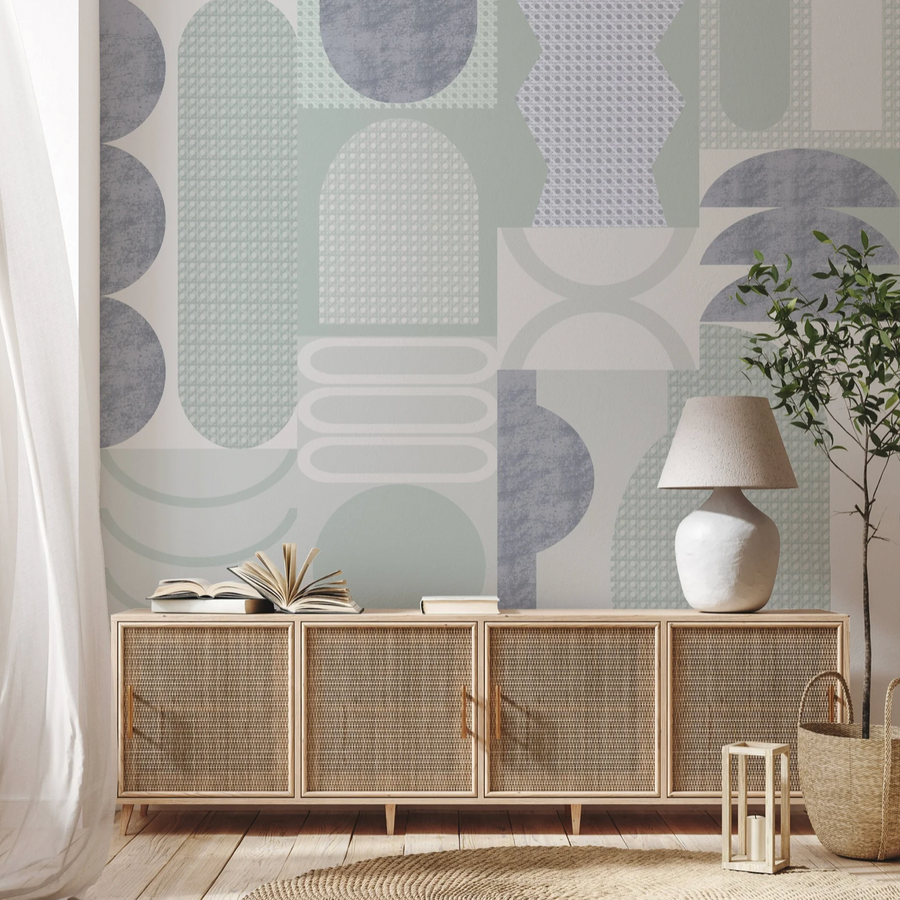 No Rules Cannage Wallpaper in Dusk