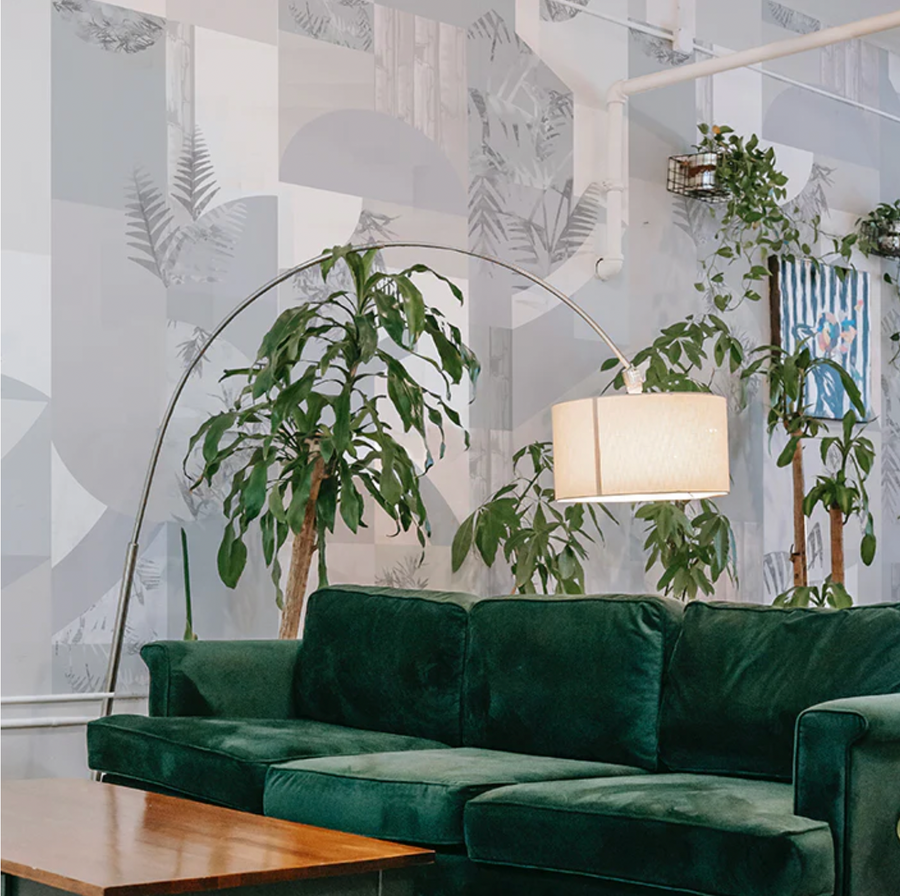 No Rules Veneer Wallpaper in Dusk