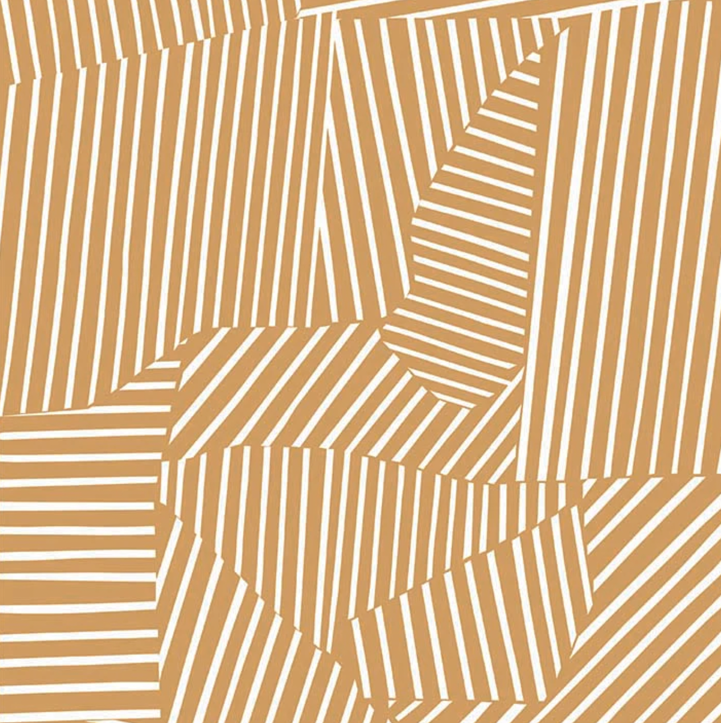 No Rules Aerial Wallpaper in Patina