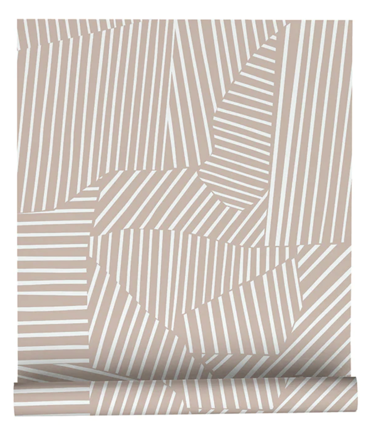 No Rules Aerial Wallpaper in Pink Granite