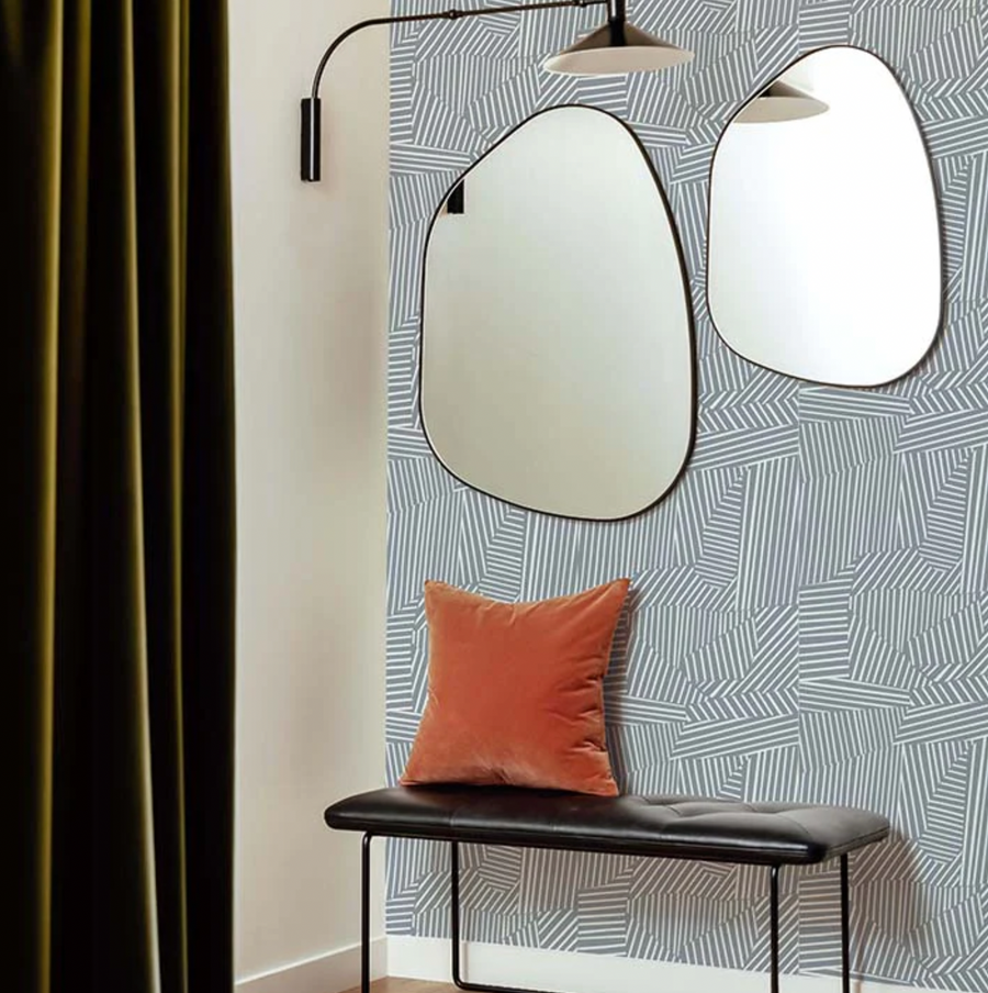 No Rules Aerial Wallpaper in Birch