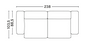 Ex Display HAY MAGS SOFT 2,5 SEATER COMBINATION 1 LOW ARMREST | S1964+S1965