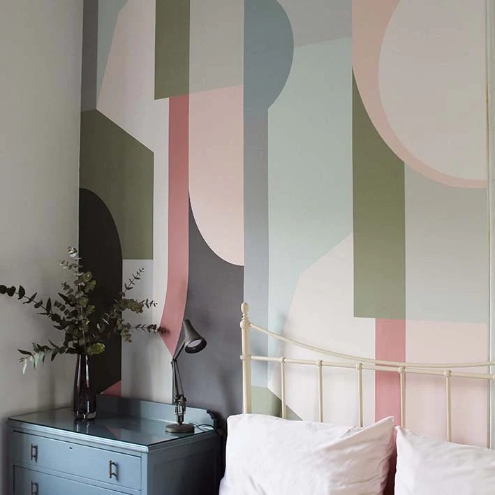 No Rules Stained Glass Wallpaper in Dawn