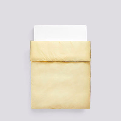 HAY Outline Duvet Cover-W220 x L220-Soft yellow