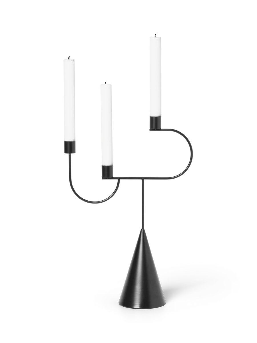 Avant Candelabra Black
