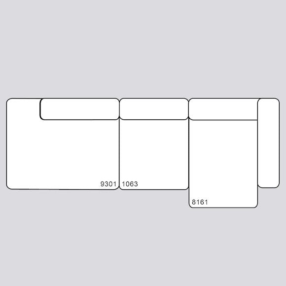 Mags 3 Seater Combination 3 Right End