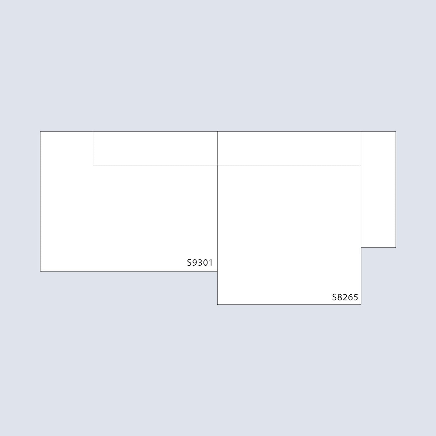 Mags Soft 2.5 Seater Combination 3 RIGHT armrest - Low Armrest