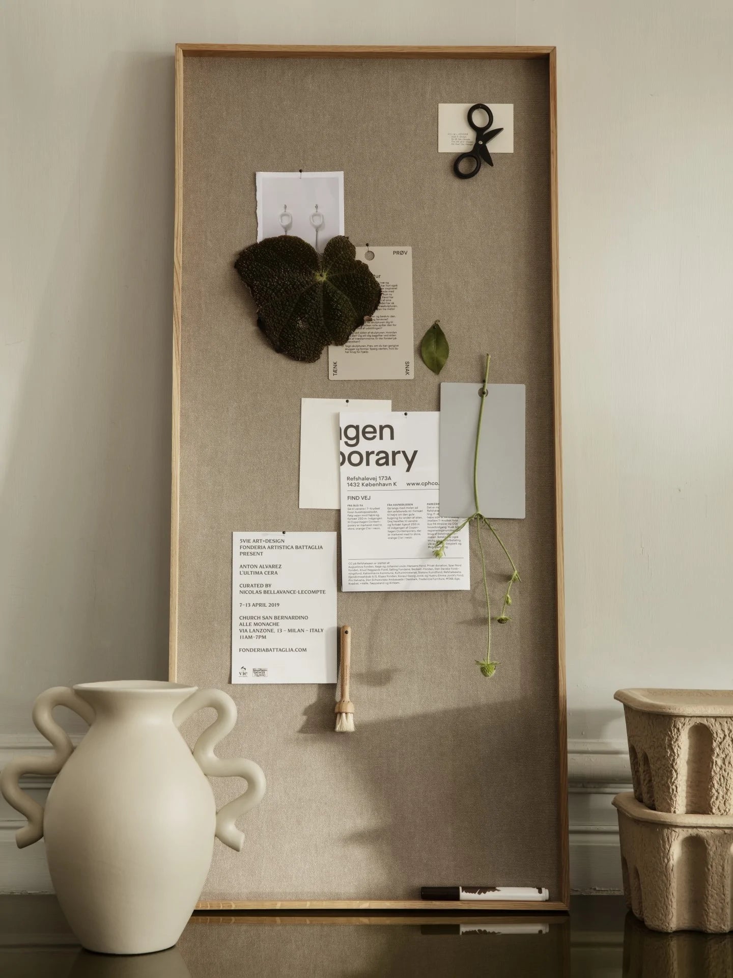 Verso Table Vase Cream