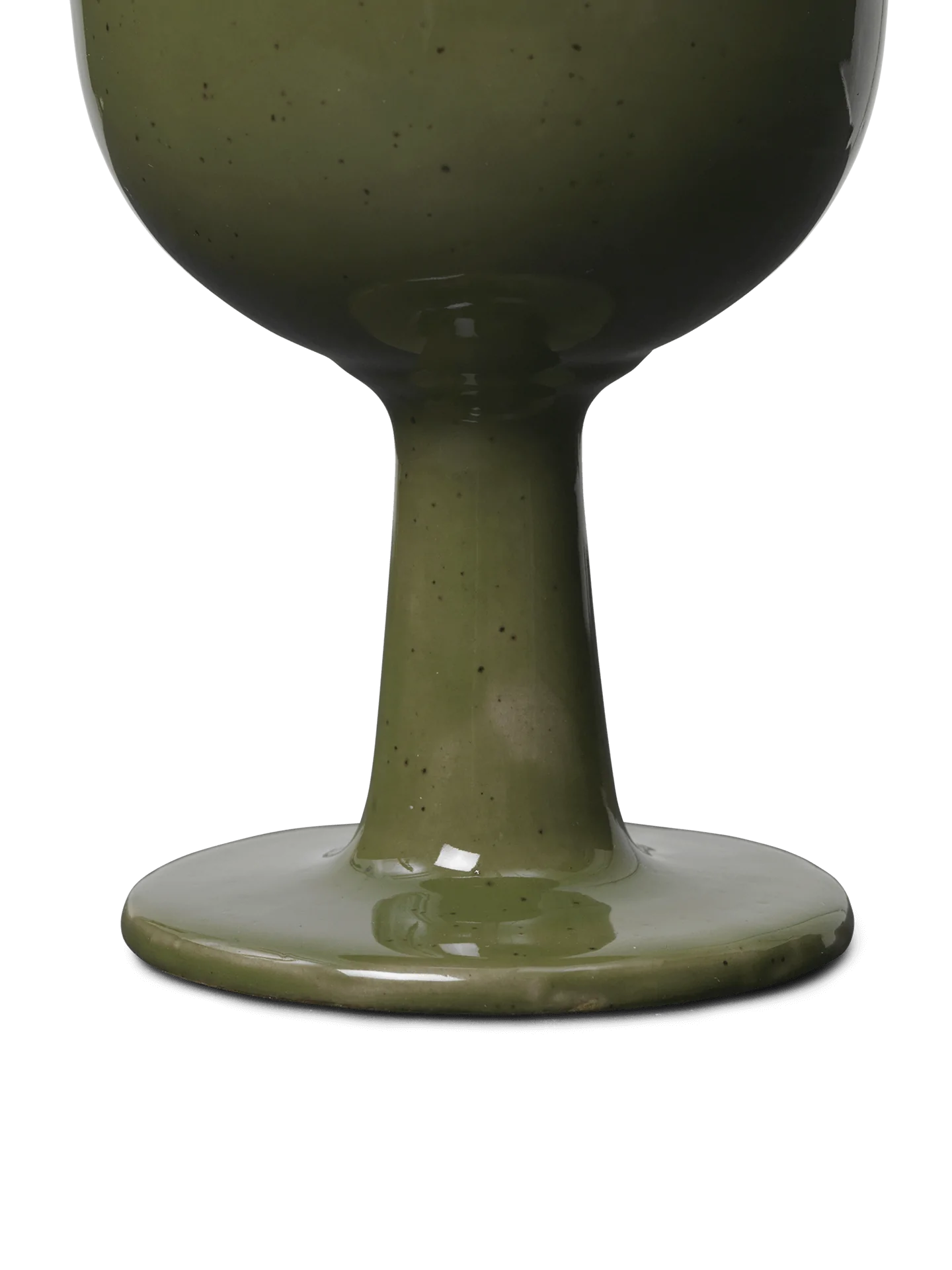 Floccula Wine Glass Green