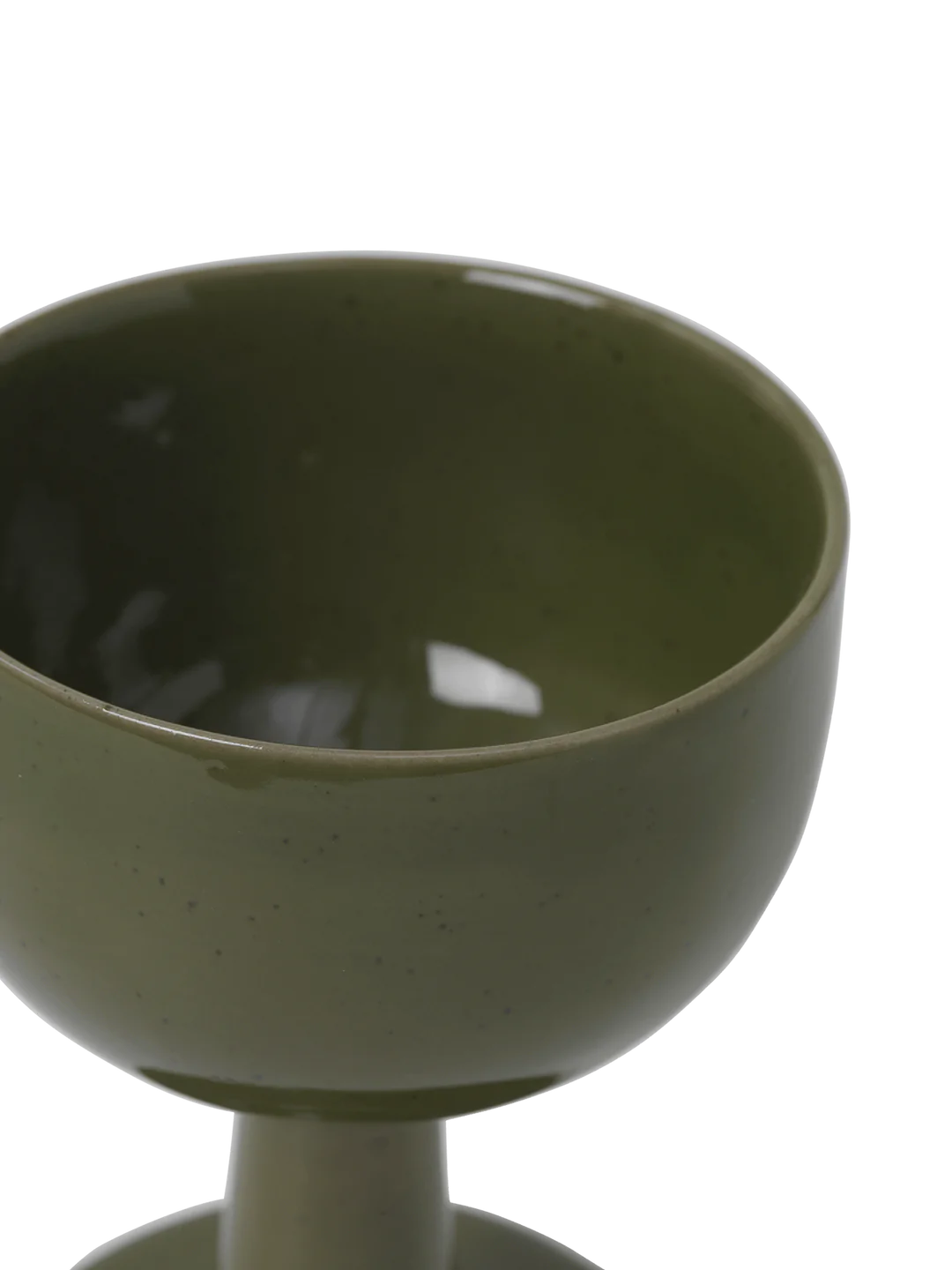 Floccula Wine Glass Green