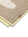 Bird Quilted Blanket - Sand